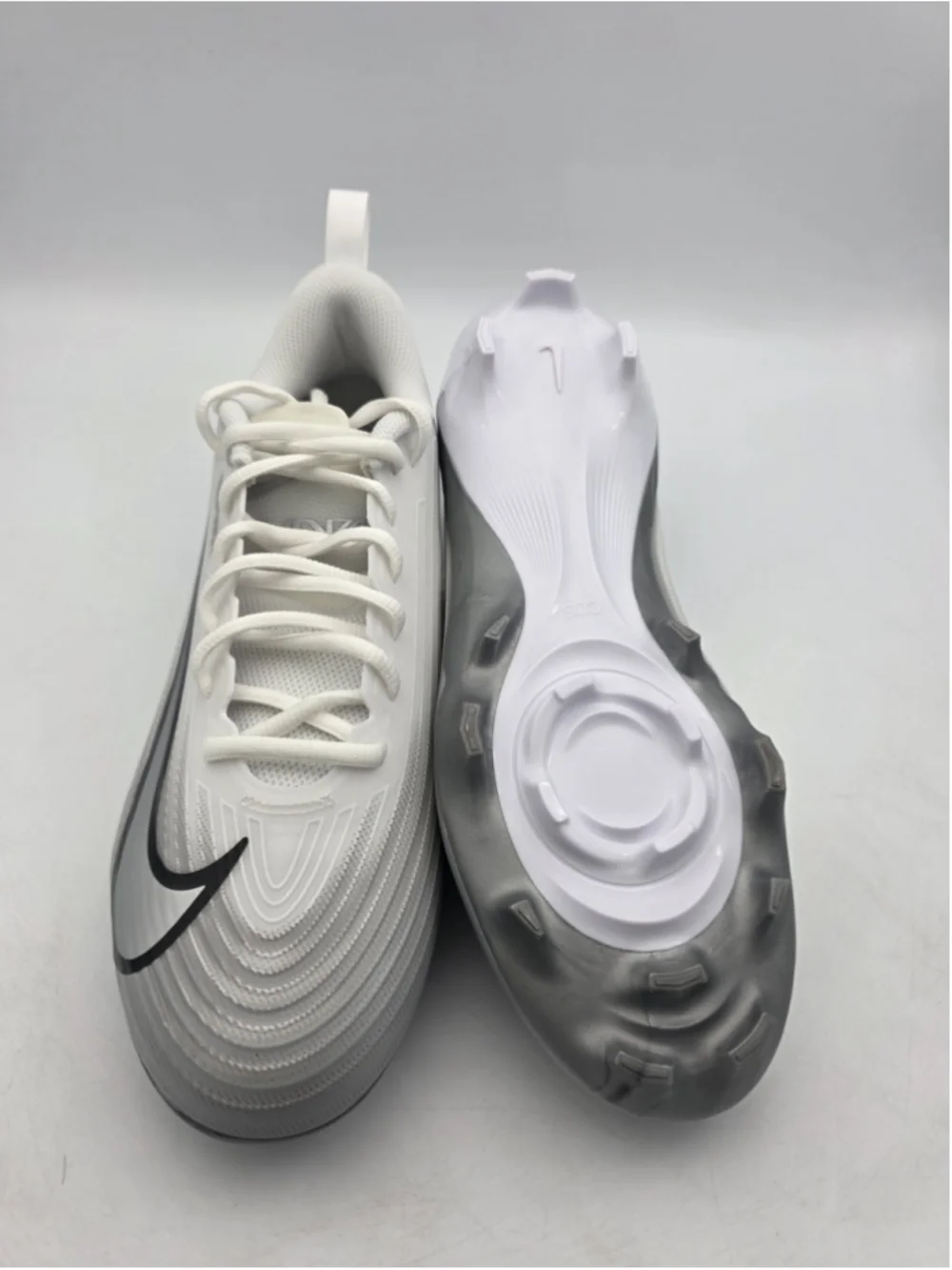 Nike Vapor Speed 3 White Silver Football Cleats FB3303-100 Size 10.5 NEW_5